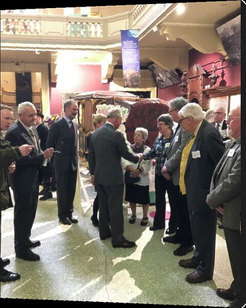 Duke of Cornwalls visit to the Royal Cornwall Museum to mark the bicentenary year of the Royal Institution of Cornwall, River Street, Truro, Cornwall. 22nd March 2018