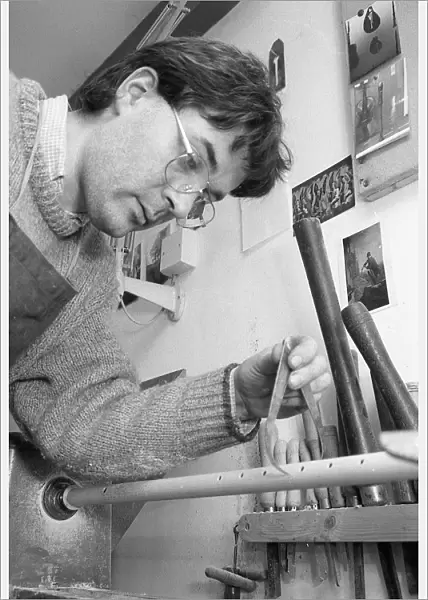Michael Ransley, Lostwithiel, Cornwall. January 1990