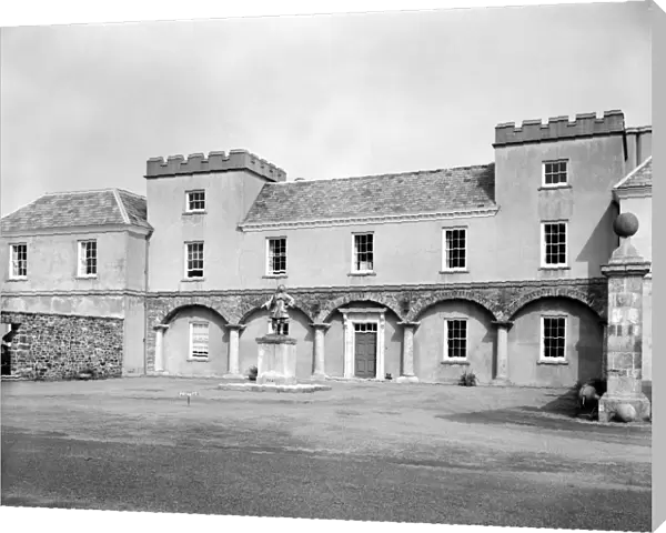 Pentillie Castle, Pillaton, Cornwall. 1975