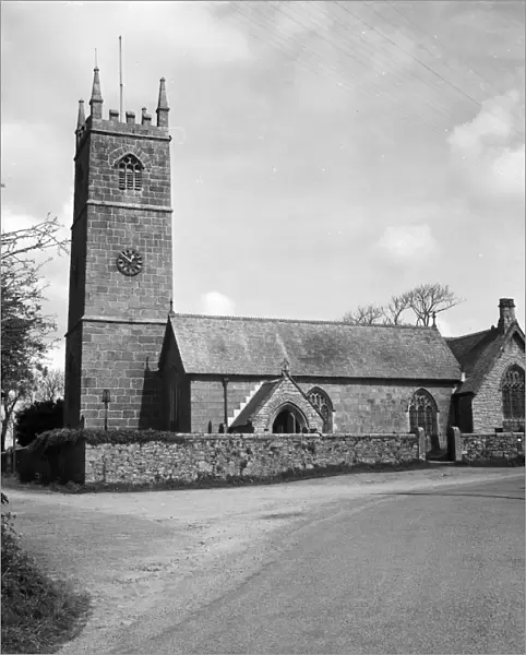 St Crewennas Church, Crowan, Cornwall. 1957