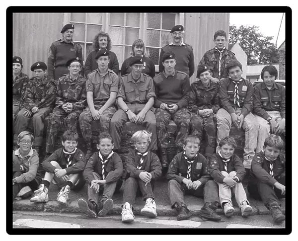 Scout Camp, Lostwithiel, Cornwall. September 1992