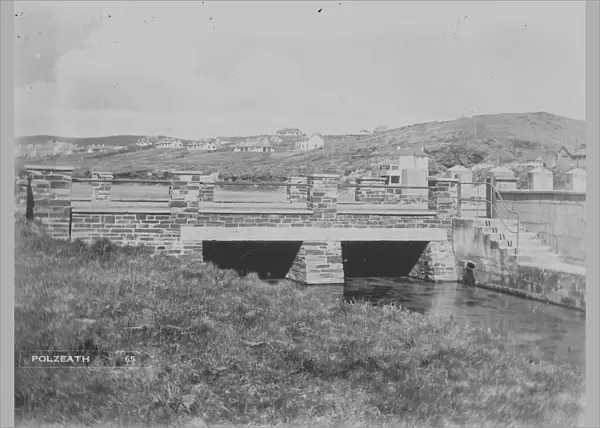 Road Bridge at Polzeath, St Minver, Cornwall. Late 1930s