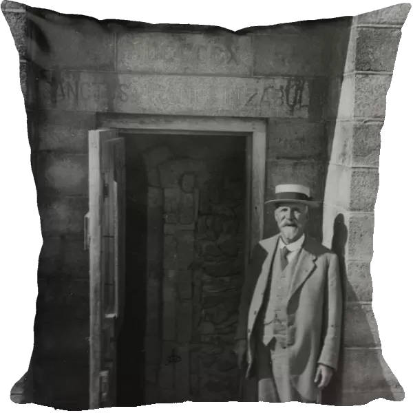 T. F. G. Dexter at St Pirans Oratory, Perranzabuloe, Cornwall. 13th September 1920