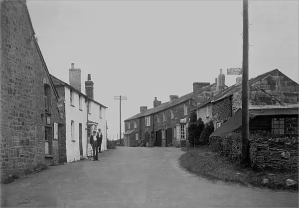 Churchtown, St Minver, Cornwall. Early 1900s