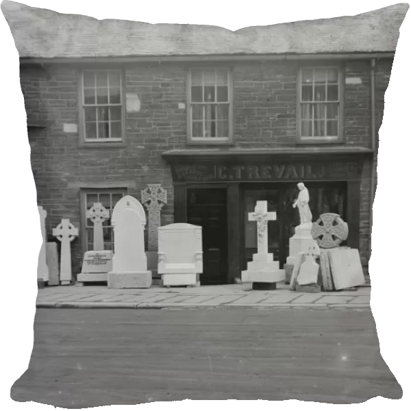 C. Trevail, monumental masons, Quay Street, Truro, Cornwall. Around 1920s