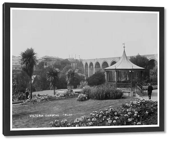 Bandstand, Victoria Gardens, Truro, Cornwall. After 1902