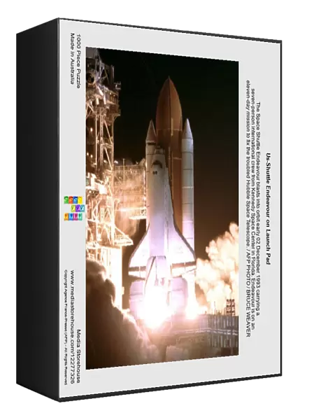 Us-Shuttle Endeavour on Launch Pad