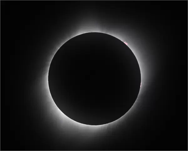 Totality of the Great American Eclipse at Casper Collage Wyoming