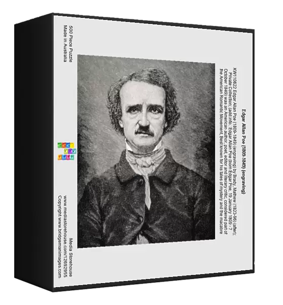 Edgar Allan Poe (1809-1849) (engraving)