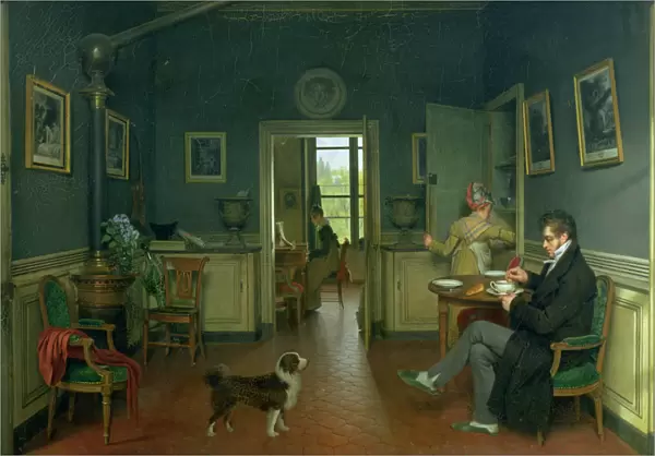 Interior of a Dining Room, 1816 (oil on canvas) (see 113187 for detail)