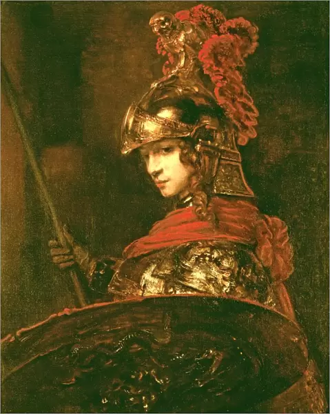 Pallas Athena or, Armoured Figure, 1664-65 (oil on canvas)