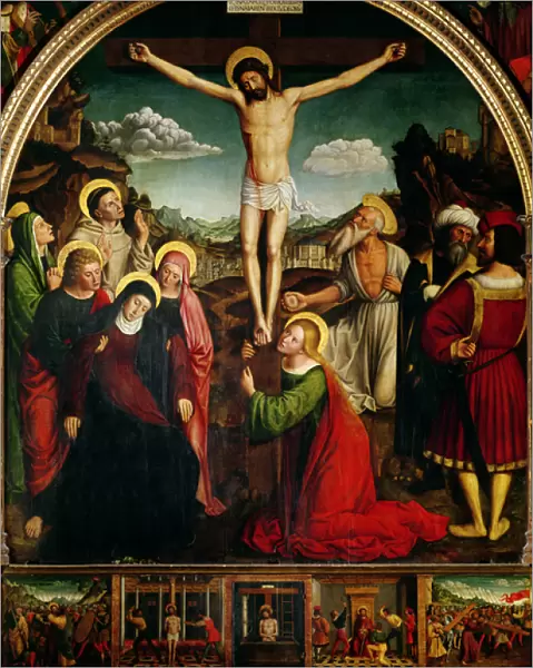 Crucifixion (oil on panel)