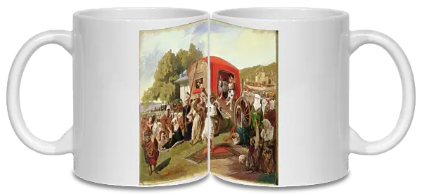 Outdoor Fete in Turkey, c. 1830-60 (oil on canvas)