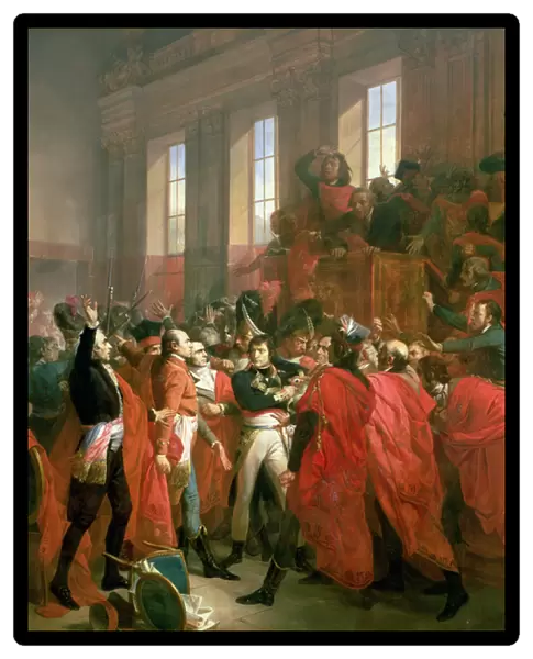 Bonaparte and the Council of Five Hundred at St. Cloud, 10th November 1799, 1840
