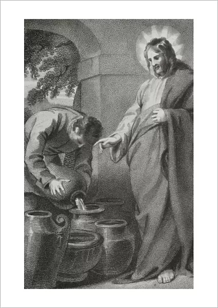 Christ Turning Water into Wine, from The History and Life of Our Blessed Lord