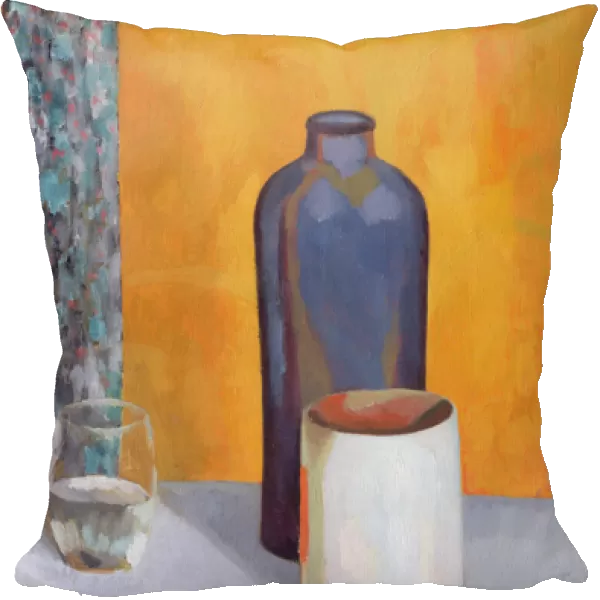 Still Life with a Blue Bottle, 1917 (oil on canvas)