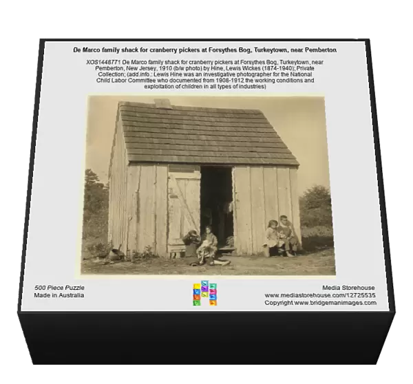 De Marco family shack for cranberry pickers at Forsythes Bog, Turkeytown, near Pemberton