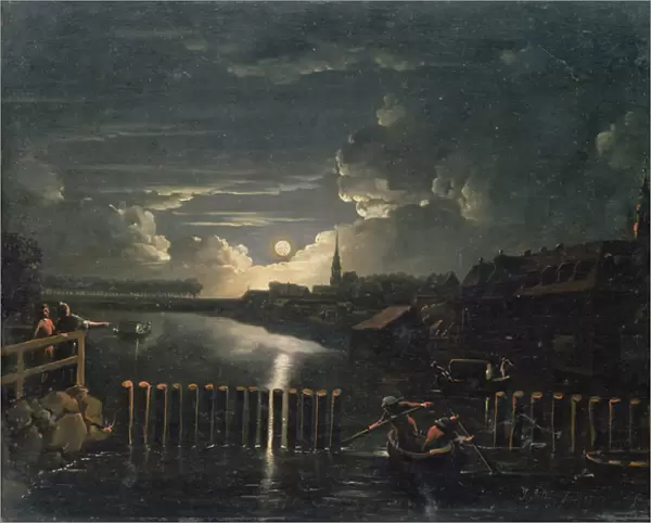 Binnenalster, 1764 (oil on panel)