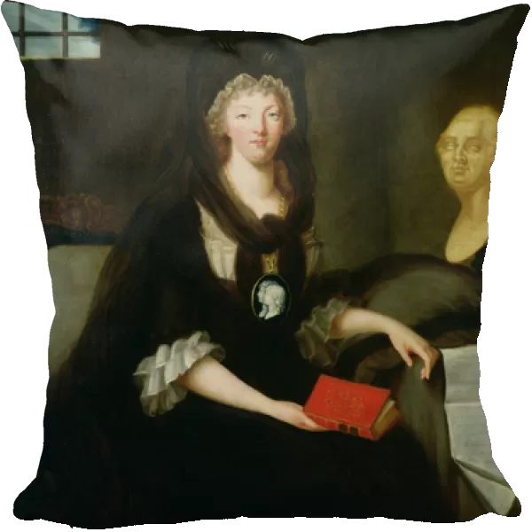 Marie-Antoinette (1755-93) at the Conciergerie (oil on canvas)