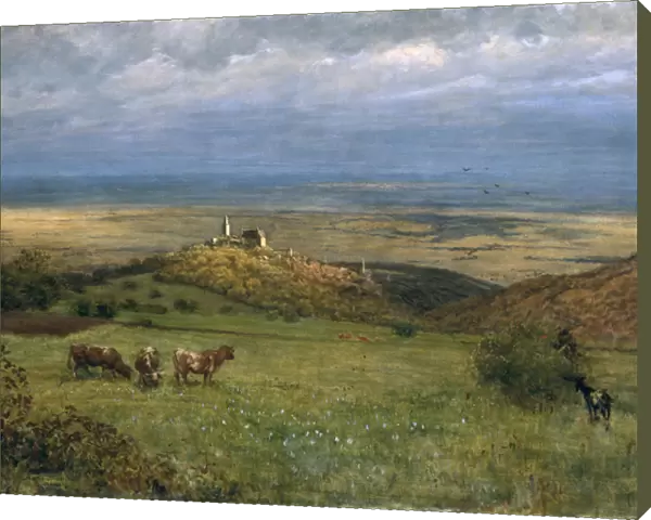 View of Kronberg in Taunus, Germany, 1879 (oil on canvas)