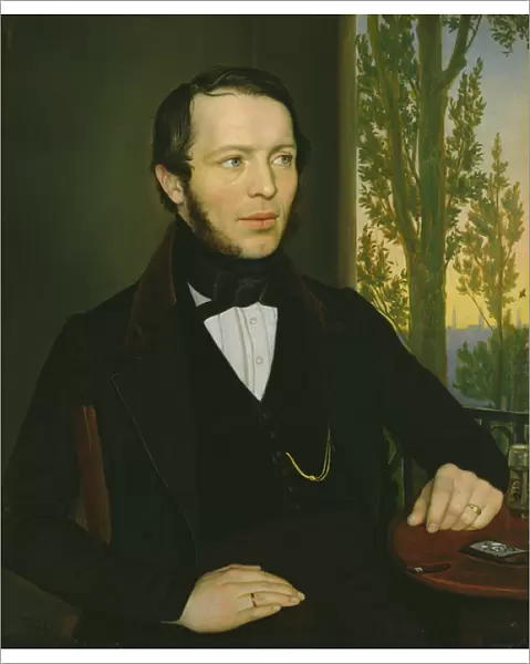 Adolph Wasmann (1807-53), 1843 (oil on panel) (see 152287 for pair)