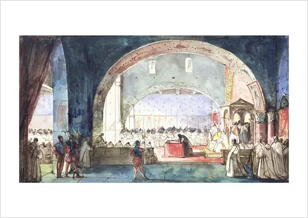 The meeting of the Chapter of the Order of the Temple held in Paris in 1147 (w  /  c