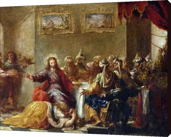 Christ in the House of Simon the Pharisee, 1660 (oil on panel)