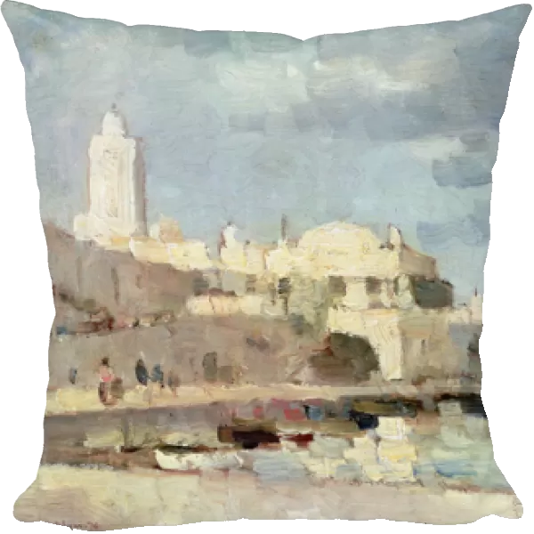 The Harbour at Algiers, 1876 (oil on canvas)