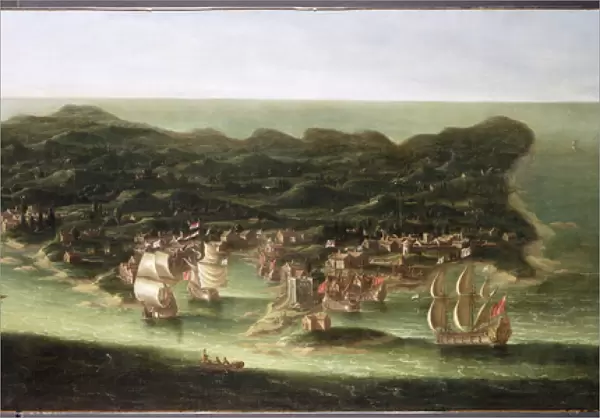 The Island of Barbados, c. 1694 (oil on canvas)