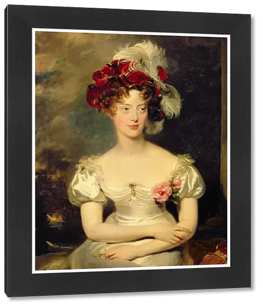Marie-Caroline de Bourbon (1798-1870) Duchesse de Berry, c. 1825 (oil on canvas)
