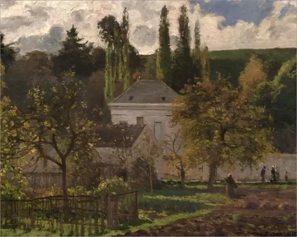 House in the Hermitage, Pontoise, 1873 (oil on canvas)