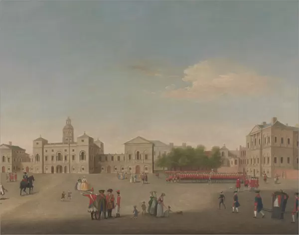 View of Horse Guards and Whitehall, c. 1750 (oil on canvas)