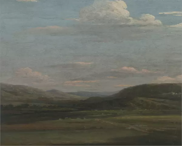 The Vale of Pencerrig, 1776 (oil on paper laid on canvas)