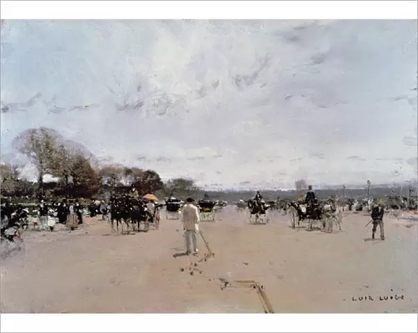 Carriages on the Champs Elysees