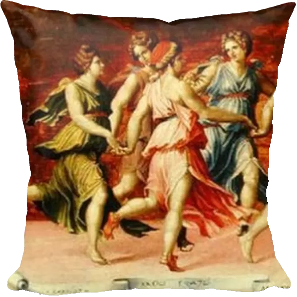 Dance of Apollo with the Nine Muses (tempera on panel)