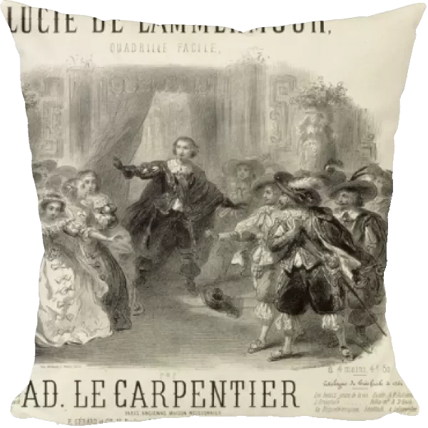 Lucia de Lammermoor the opera by Domenico G M Donizetti (1797-1848), 1864