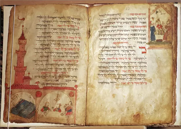Haggadah for the Eve of Passover (vellum)