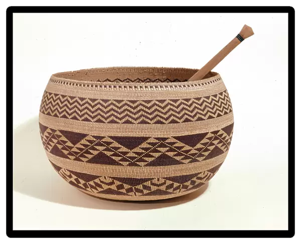 South Western Native American cooking basket (woven fibre)