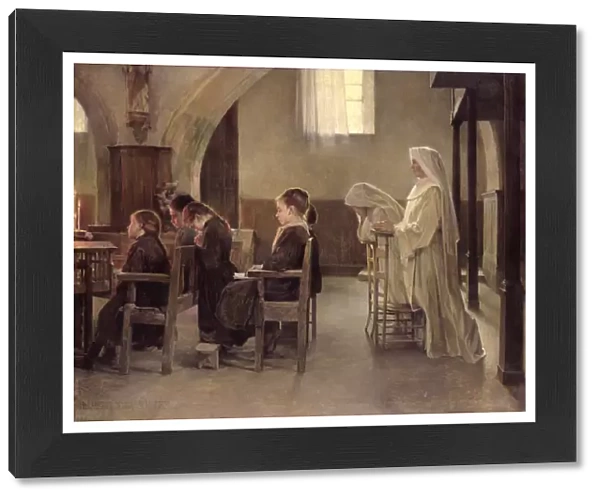 The Eve of the First Communion, before 1890 (oil on canvas)