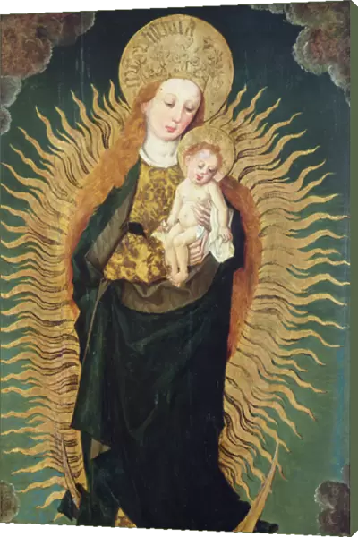 Virgin of the Apocalypse (oil on panel)