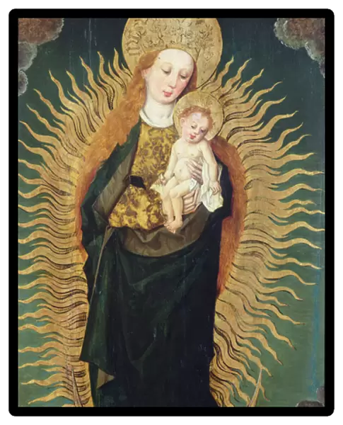 Virgin of the Apocalypse (oil on panel)