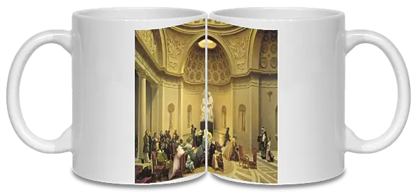 Mass in the Expiatory Chapel, 1830-48 (oil on canvas)