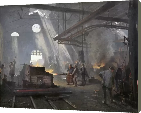 A Forge, 1893 (oil on canvas)