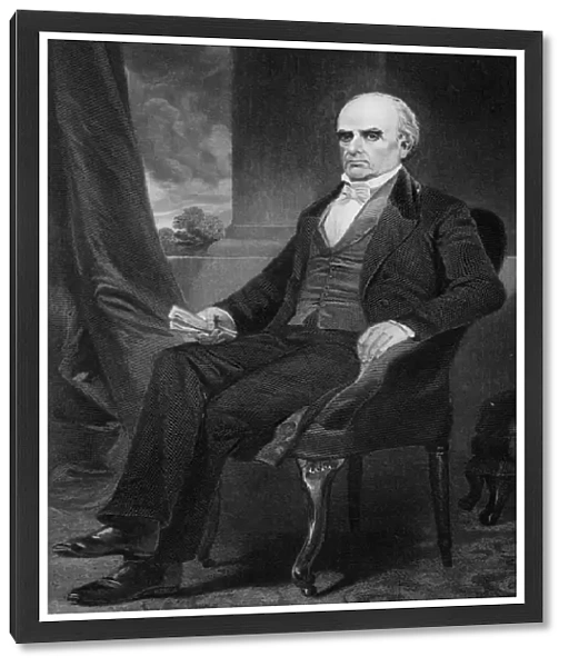 Portrait of Daniel Webster (1792-1852) (litho)
