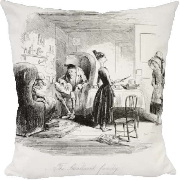 The Smallweed family, illustration from Bleak House by Charles Dickens