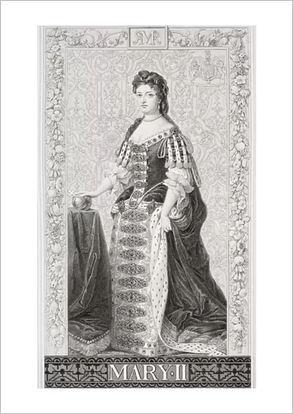 Queen Mary II (1662-94) from Illustrations of English and Scottish History Volume II