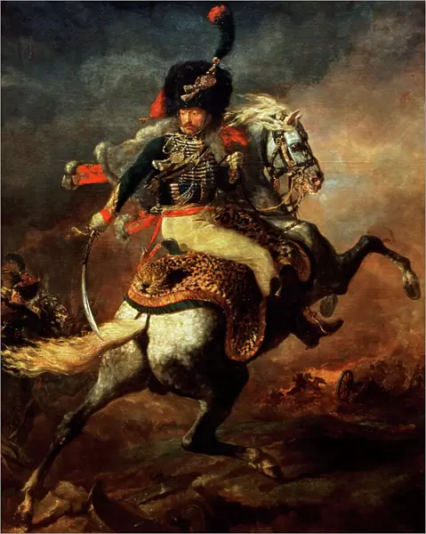 Officer of the Hussars, 1814 (oil on canvas)