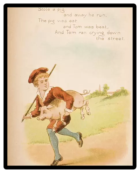 Tom, Tom, the Pipers Son, from Old Mother Gooses Rhymes and Tales