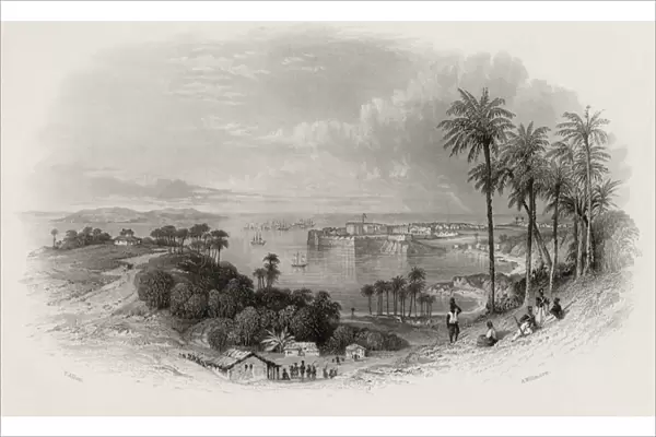Bombay India, engraved by A. Willmore (1814-88) (engraving)