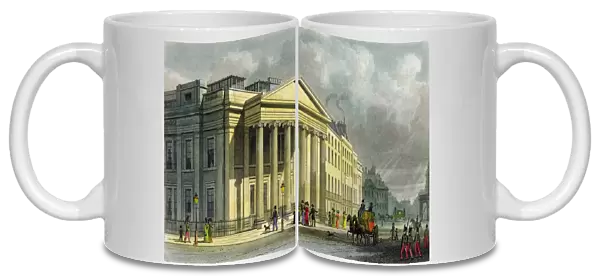The New College of Physicians, Pall Mall, East, engraved by Thomas Barber (1768-1843)